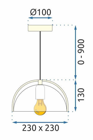 Lampada Da Soffitto APP1216-1CP