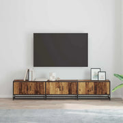 Unità TV 2 pcs Legno vecchio 210 x 35 x 41 cm Legno multistrato