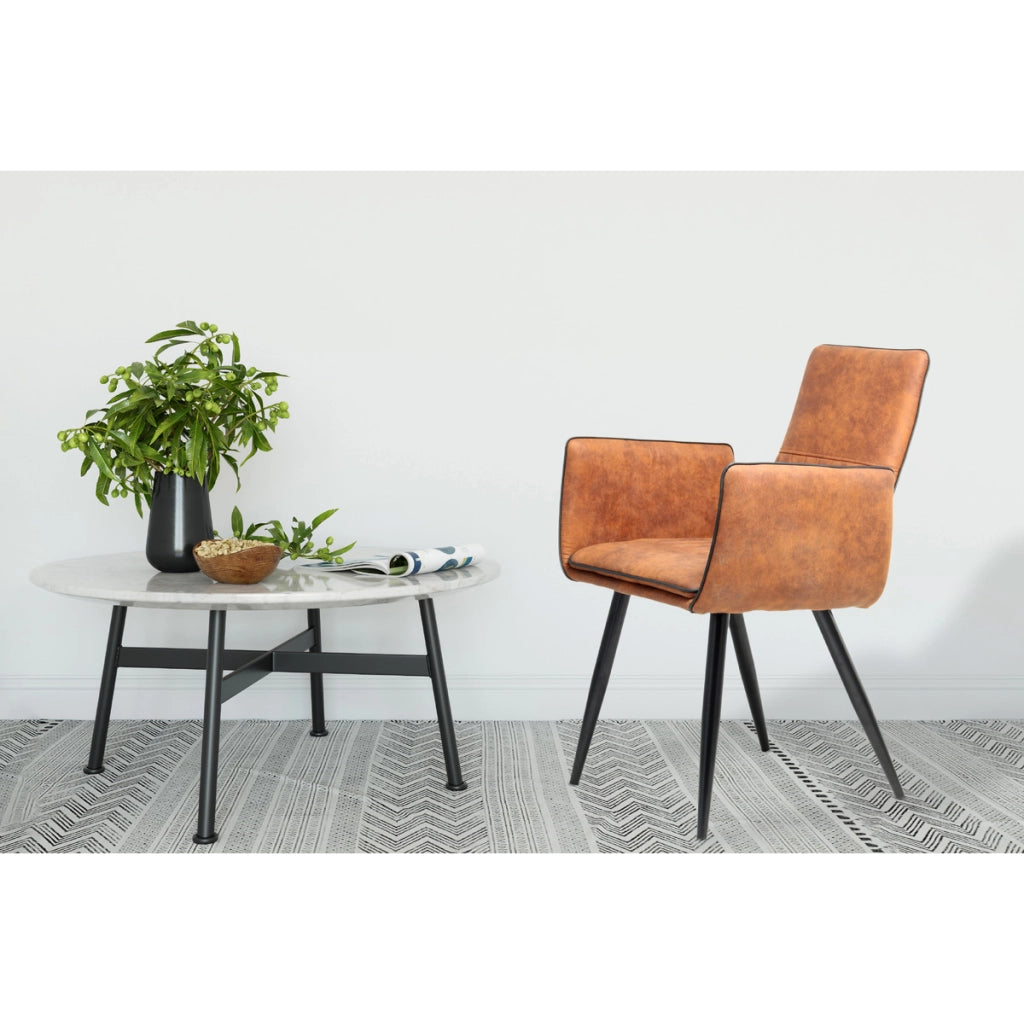 Set 2 Poltroncine Penelope in Similpelle Beige