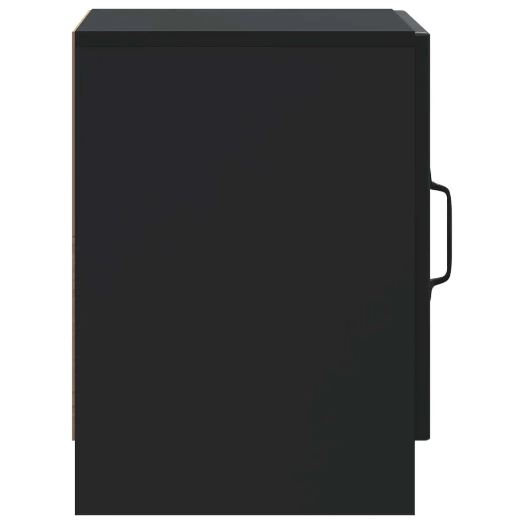 Armadio da Notte Nero 43 x 34,5 x 47 cm Legno ingegnerizzato 895717