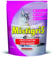Croccantini per Gatti ''Misura Tigris'' Gusto Manzo Gr. 400 12 Pezzi