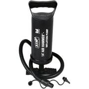Trade Shop - Pompa Di Gonfiaggio Manuale Piscina 30cm Volume 850cc 3 Adattatori Valvola 62002 -