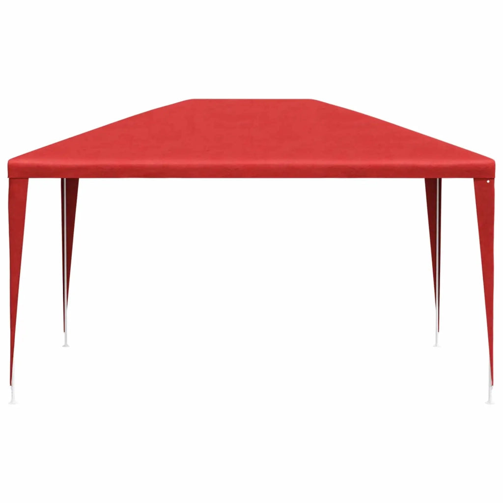 Tenda Party 400 x 300 x 255 cm Rosso PE e Acciaio