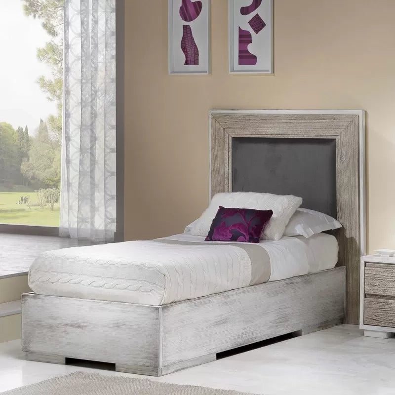 Letto shabby chic singolo con contenitore - Mobili 2G