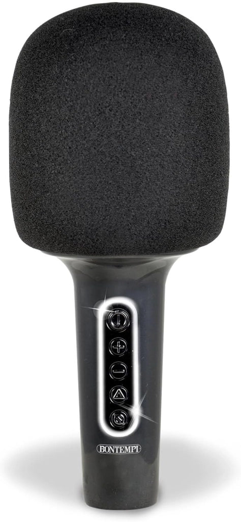 Microfono Wireless Karaoke con Altoparlante, Effetto Cambiavoce, Ricaricabile, 85mm x 200mm,Bontempi