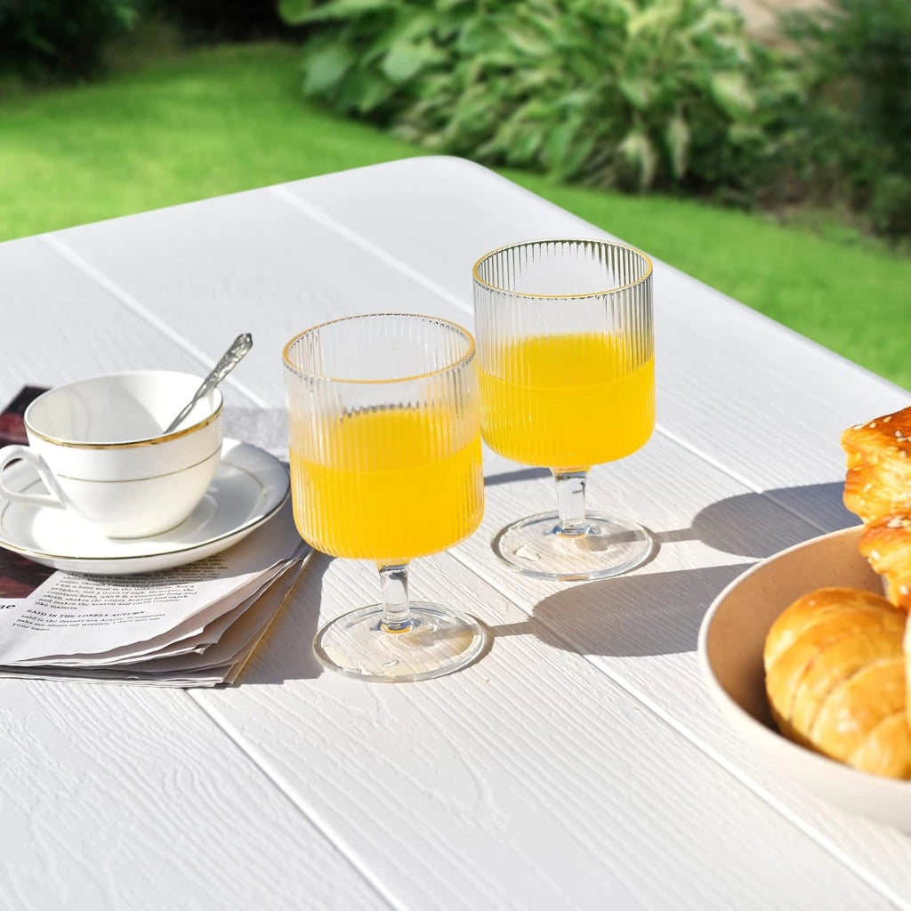 Tavolo da campeggio con sedie, pieghevole, 3 pezzi, con 1 tavolo da birra e 2 panche, tavolo da picnic pieghevole e salvaspazio, set da campeggio portatile per esterni (bianco)