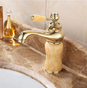 RUBINETTO MISCELATORE EFFETTO MARMO  MONOCOMANDO BAGNO CASA ORO 61073