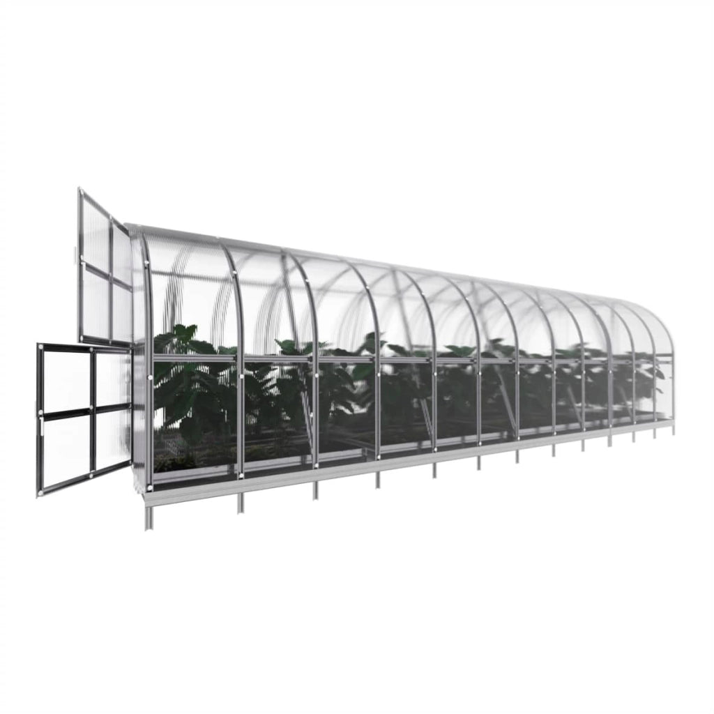 Serra da giardino KLASIKA ARCH 3 x 8 m (24 m²), 6 mm con rivestimento in policarbonato