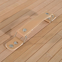 Cesta Portabiancheria 52x32x63 cm in Bambù con Coperchio e Fodera Rimovibile