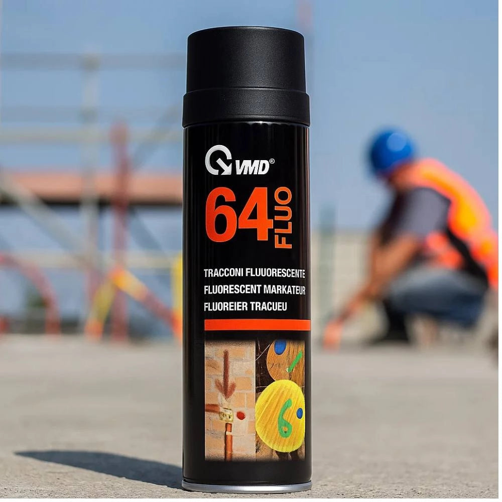 Vmd 64 vernice tracciante nera spray per marcatura temporanea 500 ml