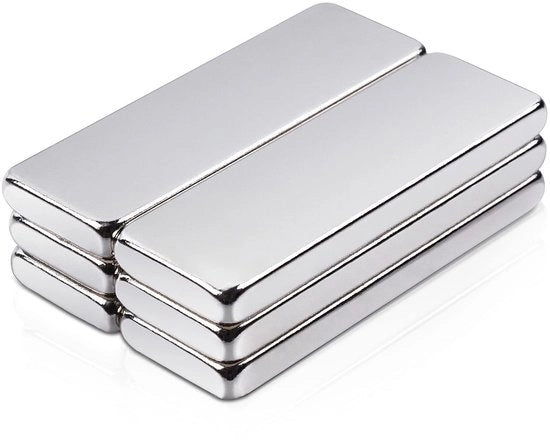 6 pezzi di magneti forti grandi, 30 x 10 x 3 mm magneti neodimio magneti forti extra magneti piani magneti forti per magnetobord, cassetti da cucina, lavagna bianca rettangolare