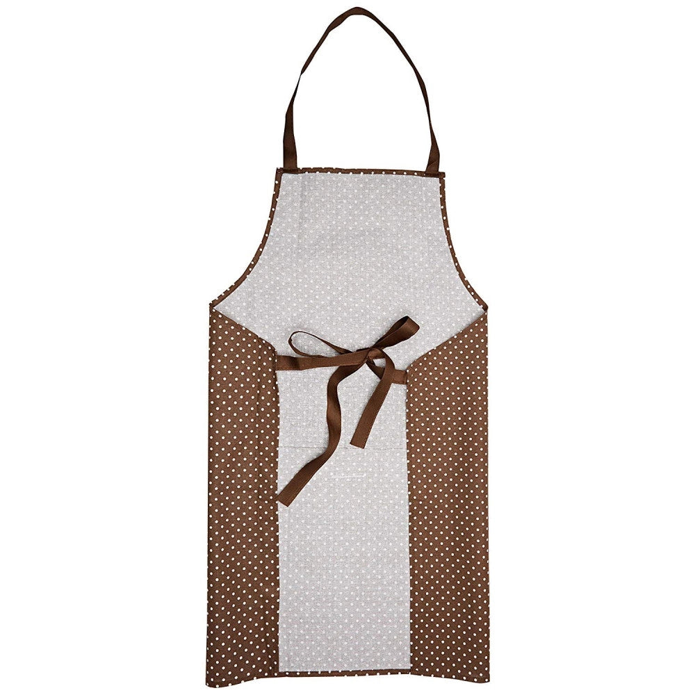 Trade Shop - Grembiule Da Cucina In Tessuto Con Tasca E Lacci Casa Bar Chef Bbq Ristorazione -