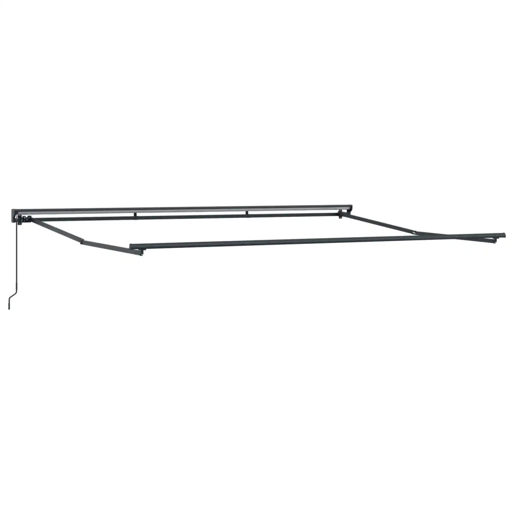 Tenda da Sole | Tenda retrattile manuale Blu e Bianco 4 x 2 m