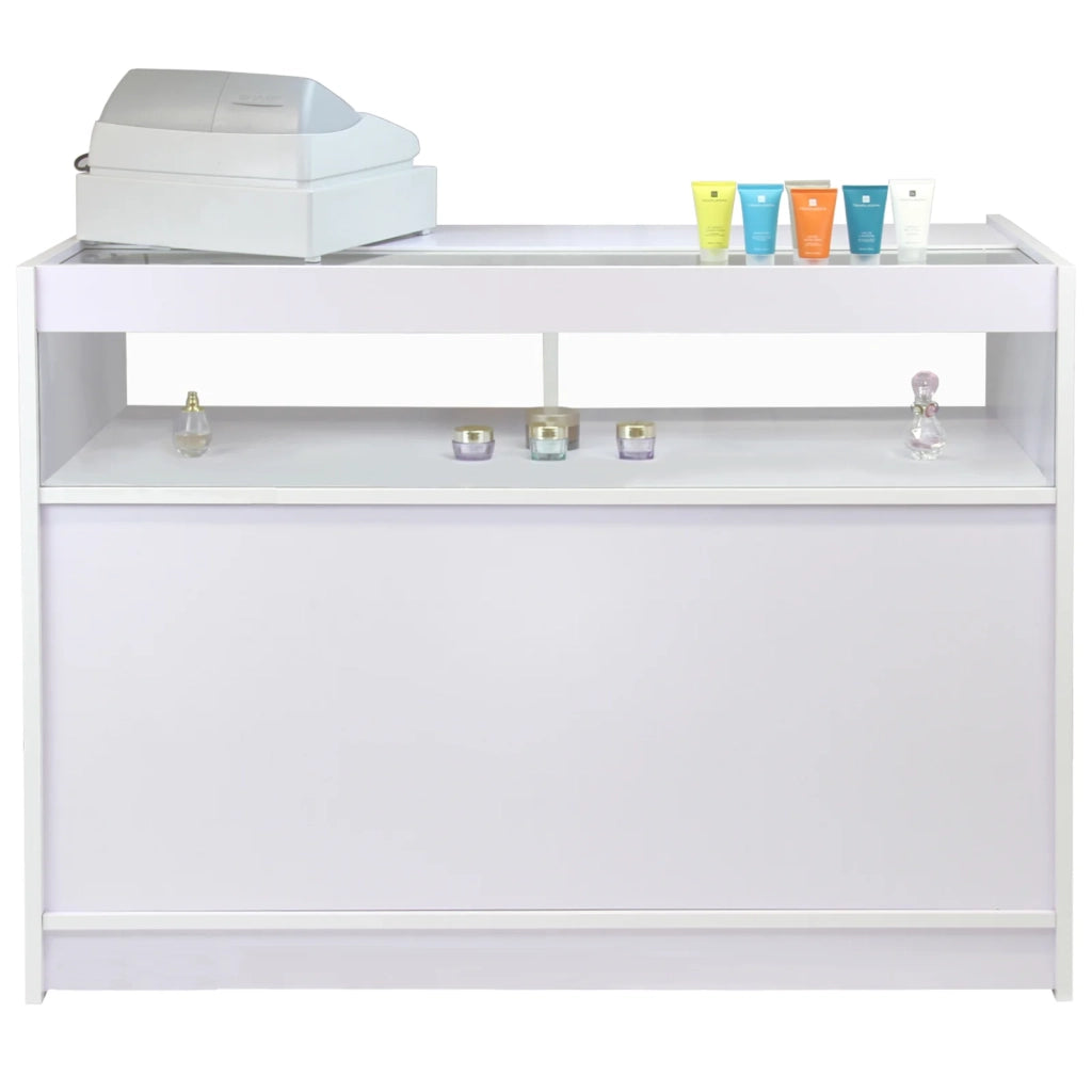 Set di espositori da banco e da vendita al dettaglio Fusion bianco brillante