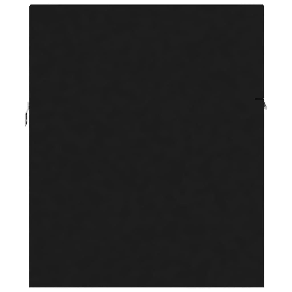 Mobile lavabo con vasca integrata 90 x 38,5 x 46 cm truciolare nero 02_0006512