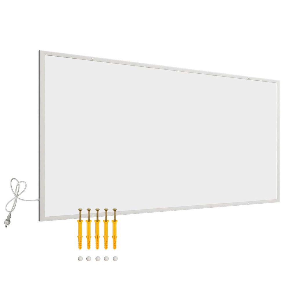Pannello radiante a infrarossi 700W 1220x620x15 mm, Pannello elettrico per riscaldamento IR