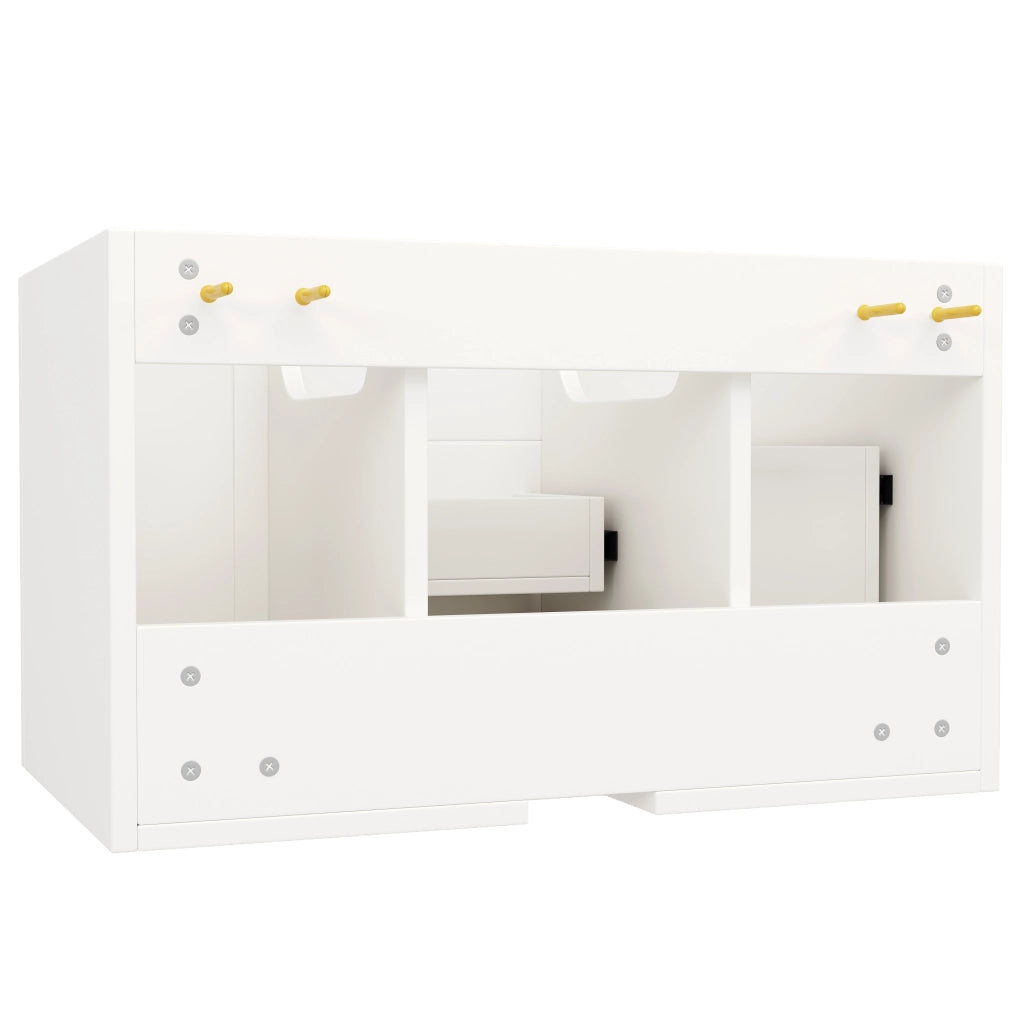 MOBILE BAGNO sospeso 78,5x46x46,8 cm bianco MDF