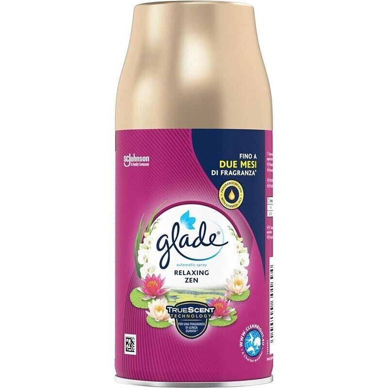 SET 4 RICARICA DEODORANTE GLADE AUTOMATIC DA 269ML RELAXING ZEN