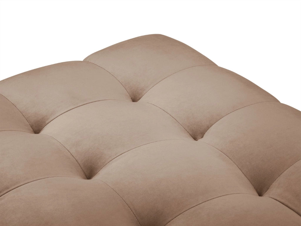 Cosmopolitan Design - Pouf "Bali" in velluto beige 