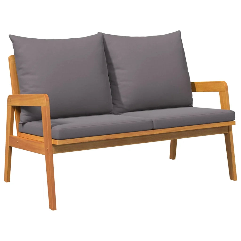 Salotto da Giardino-Set bistrot 2 pz Olio Naturale Legno di Acacia Massello