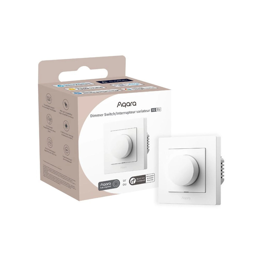 H2 EU Interruttore dimmer multifunzione intelligente Zigbee e filo Bianco Aqara