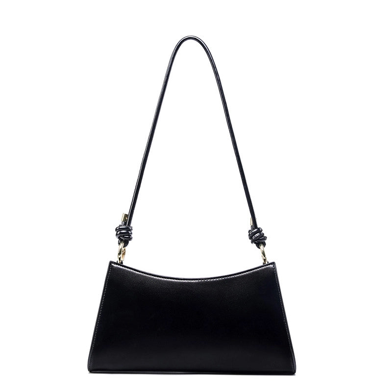 Borse a mano/a tracolla da donna in vera pelle, colore nero.
