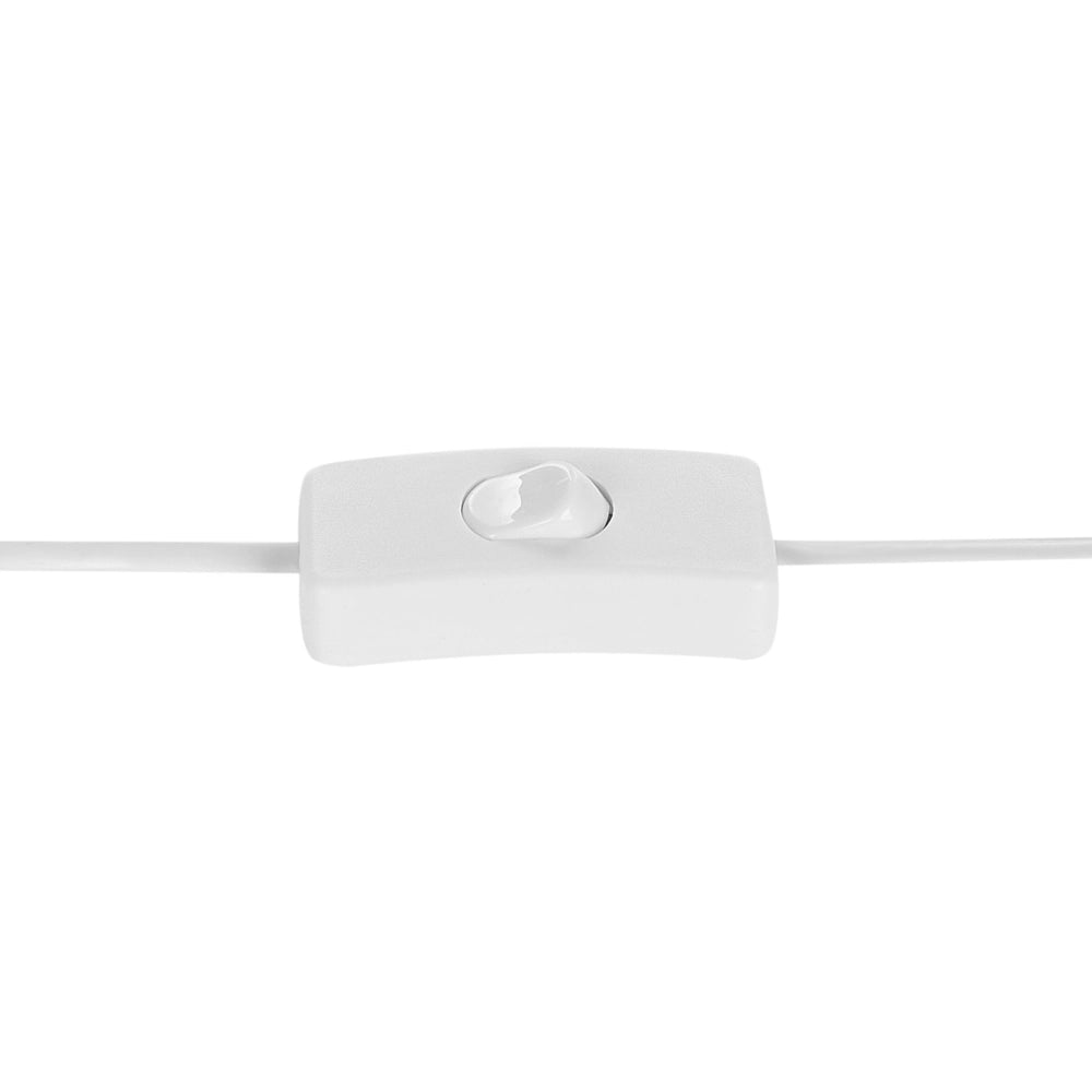 Set di 2 lampade da tavolo in ceramica con paralumi a cono in carta, effetto anticato Bianco e naturale camera da letto soggiorno
