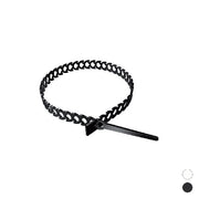 20 PZ FASCETTE FLEXI-FIX MULTIUSO MM 9 x 320- Nera- FISCH- pezzi 1