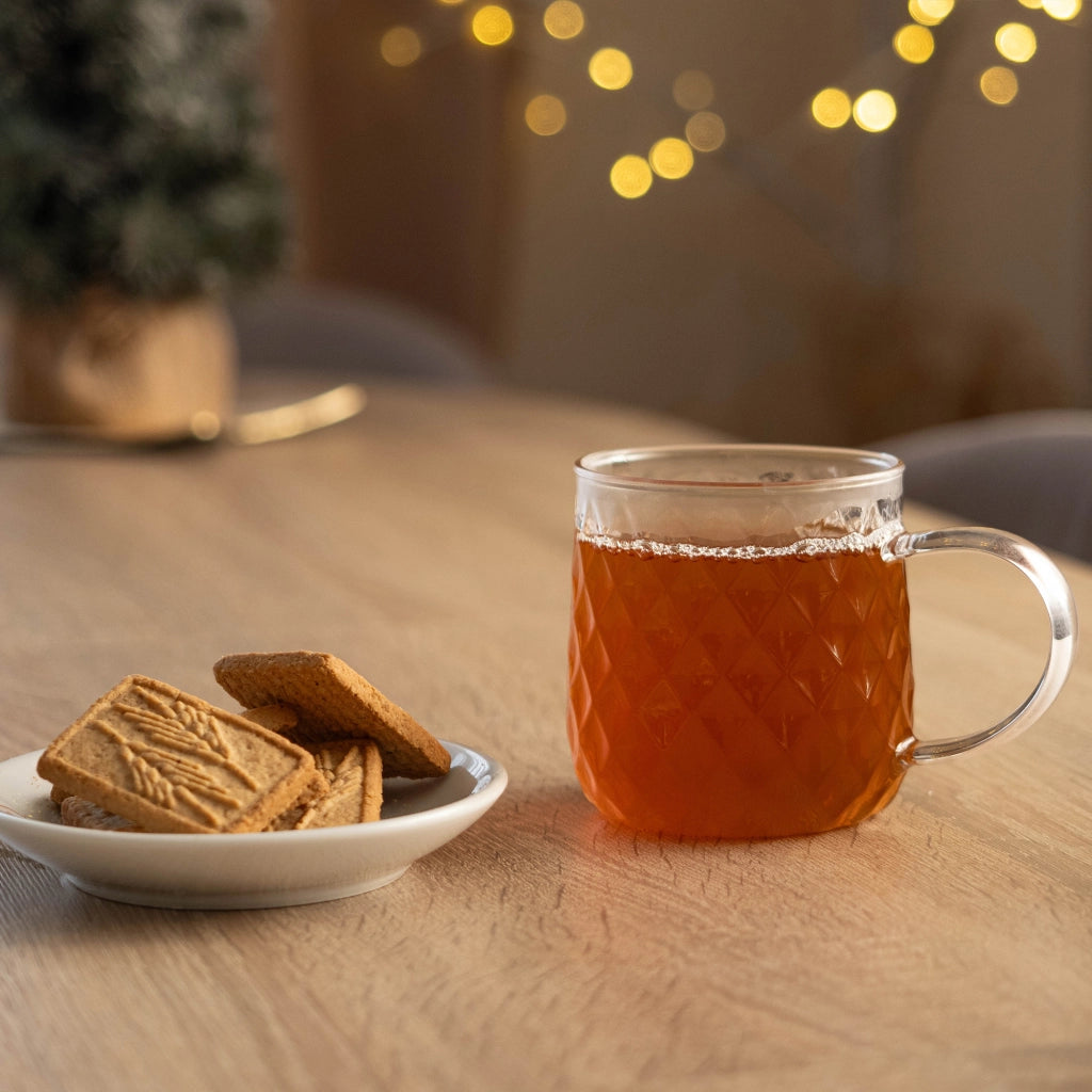 Set di 6 bicchieri da tè KADAX con manico per caffè, 350 ml.