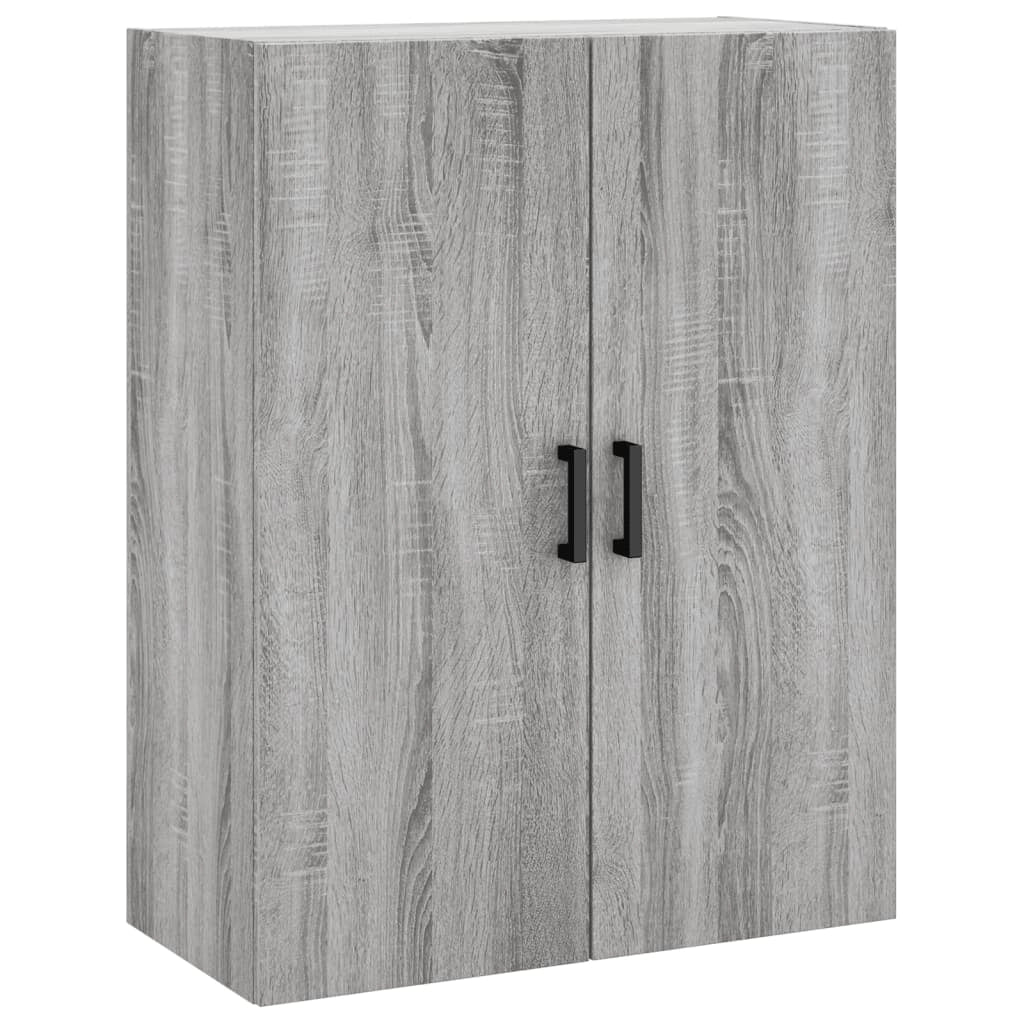 Buffet credenza cassettiera armadio mobile contenitore organizer cucina soggiorno salotto rovere Sonoma alto 69,5 x 34 x 180 cm legno ingegnerizzato grigio 02_0035411