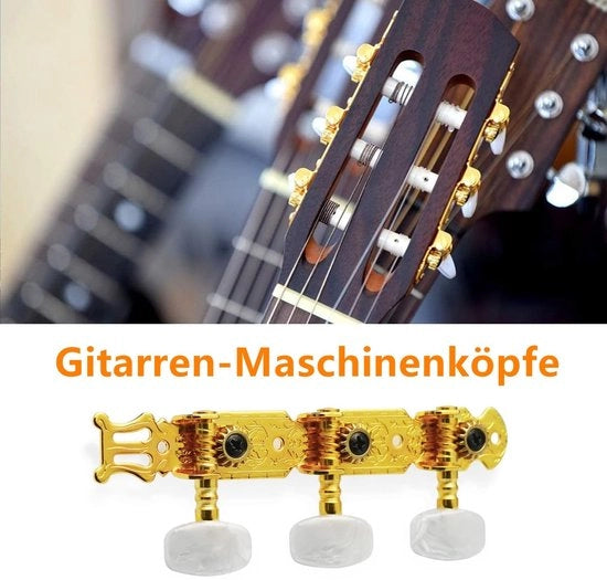 Componenti di meccanismo per corde di chitarra - 2 pezzi - Parti di ricambio - Acciaio inossidabile - Prestazioni elevate