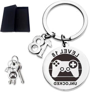 Regalo di compleanno 18 anni - Chiave da parete in acciaio inossidabile con scatola regalo per figli, figlie e migliori amici