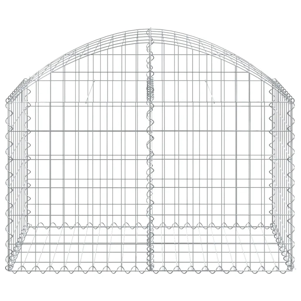 Cesto Gabbione ad Arco 100x50x60/80 cm Ferro Zincato 153433