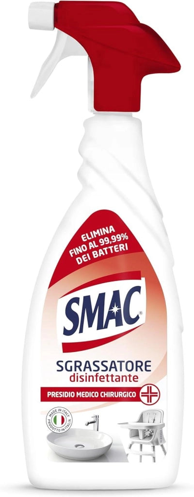 SMAC SET 4 PZ SPRAY SGRASSATORE 650 ML DISINFETTANTE CON CANDEGGINA