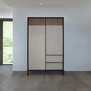 Mobile alto 2 ante e 2 cassetti Anka 106x40x177h colore lava e argilla