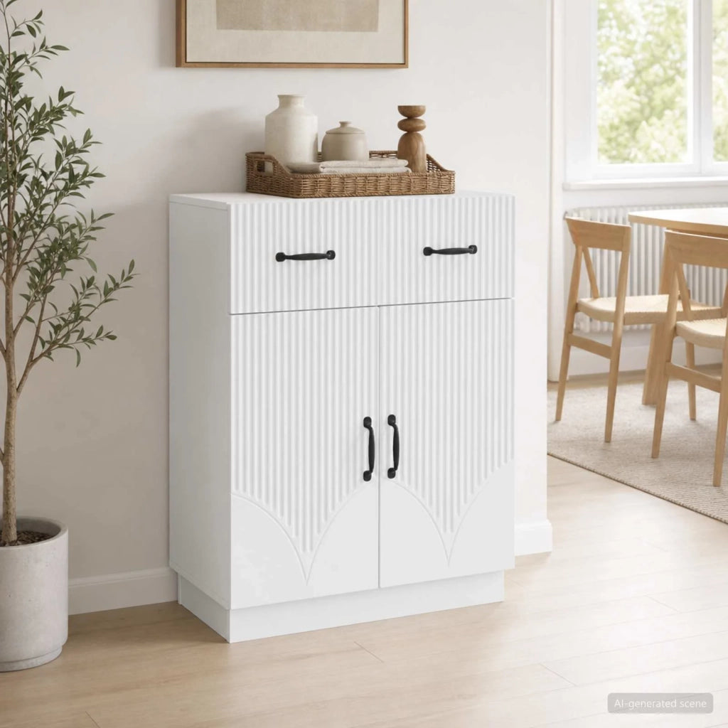 Credenza Bianco 66 x 34,5 x 87 cm Legno ingegnerizzato 895325