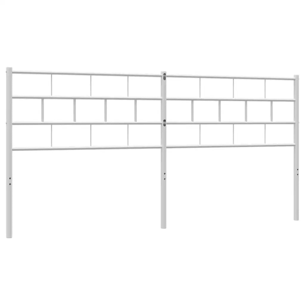 Testiera di Ricambio in Metallo Bianco 200 cm 355746