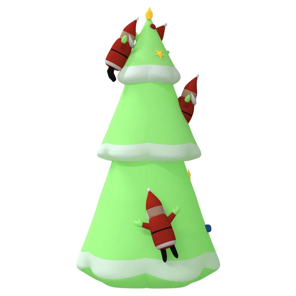 Albero di Natale | Decorazioni natalizie Gonfiabile con LED 500 cm