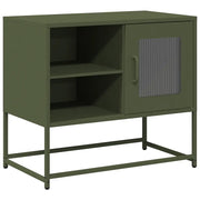 Mobile TV | Armadietto TV | Mobile Porta TV Verde Oliva 68x39x60,5 cm in Acciaio