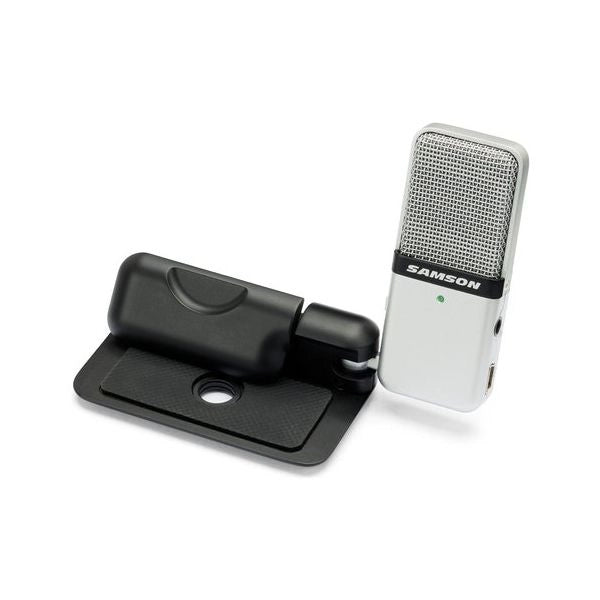 Microfono usb samson sagomic go mic silver e black