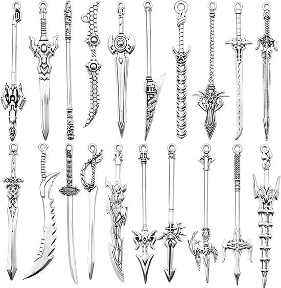 Accessori per Libri - 20 Stuks - Hanger per Libri - Fermo Foglio - Chiave da Tavolo - Accessori per Librai - DIY - Metallo - Accessori Miniaturizzati per Fermo Foglio