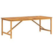 Tavolo da Pranzo da Giardino | Tavolino da esterno 200x90x74 cm Legno Massello Acacia