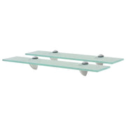 Mensole Galleggianti 2 pz in Vetro 50x20 cm 8 mm cod mxl 33537