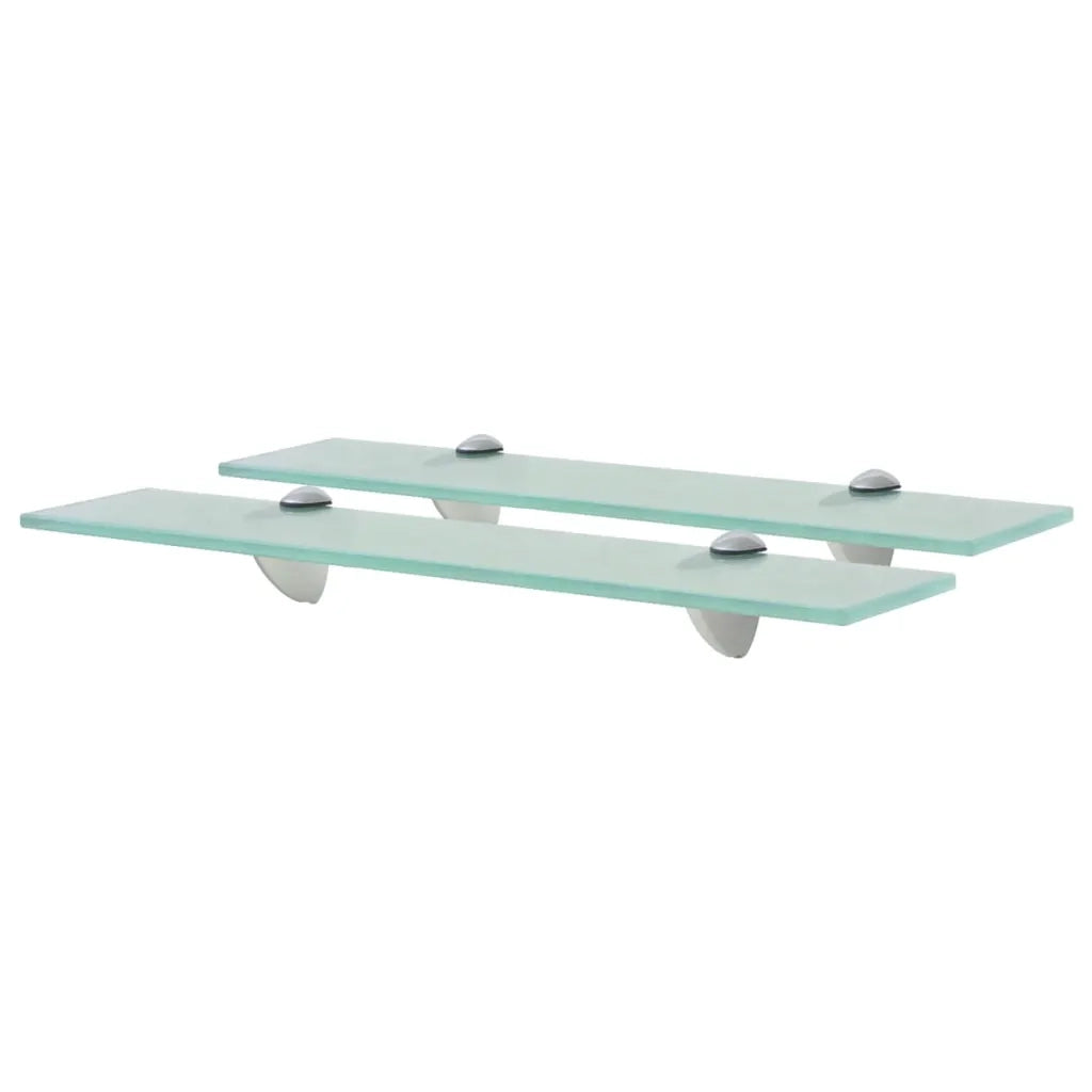 Mensole Galleggianti 2 pz in Vetro 50x20 cm 8 mm cod mxl 33537