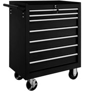 Carrello da officina con 7 cassetti nero 3408114