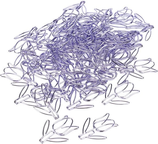 Bulloni a forma di tulipano - 50 pezzi - Materiale resistente all'usura - Disegno carino - Inossidabile - Ideali per uso domestico/scuola
