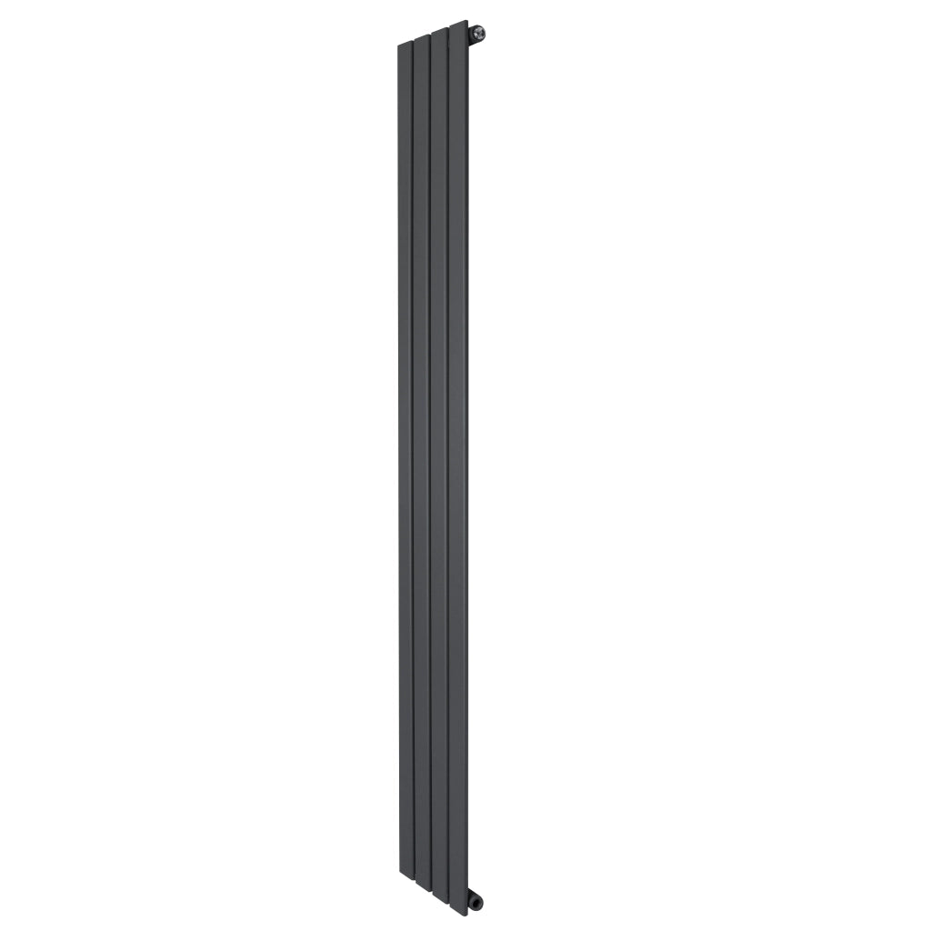 Radiatore Verticale Design Piatto Colonna Singola Antracite 1800x280 mm