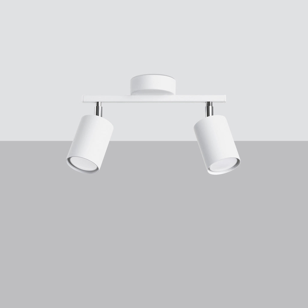 Pure Lume FJELLO applique/plafoniera orientabile 2xGU10 bianca