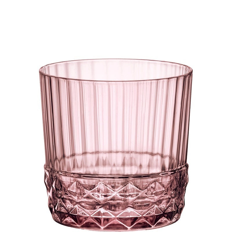 Bicchiere America Rocks 30 cl Lilac Rose
