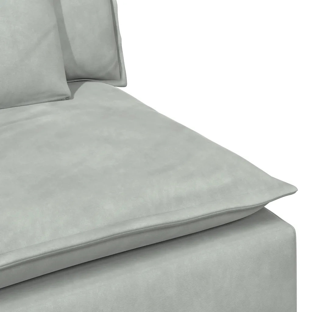 Modulo Terminale Bracciolo Divano Modulare con Cuscini 100 cm CFW5568250